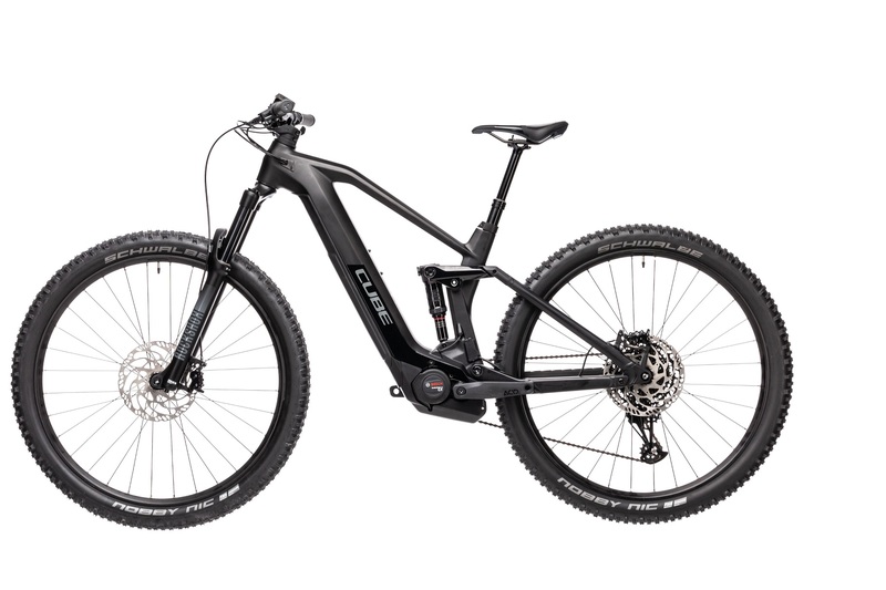 Cube horské elektrokolo STEREO HYBRID 140 HPC RACE 625 black grey